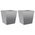 Jardineras 2 unidades acero galvanizado 40x40x40