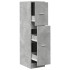 Armario botiquín madera ingeniería gris hormigón 30x41x118