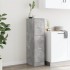 Armario botiquín madera ingeniería gris hormigón 30x41x118