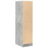 Armario botiquín madera ingeniería gris hormigón 30x41x118