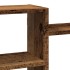 Estantería de pared madera ingeniería envejecida 129x18x42