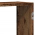 Estantería de pared madera ingeniería envejecida 129x18x42