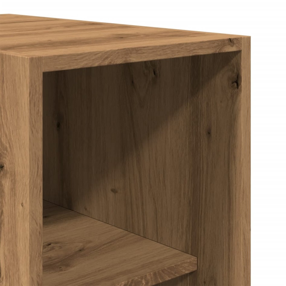 Armario de madera de ingeniería roble artesanal 30x50x200