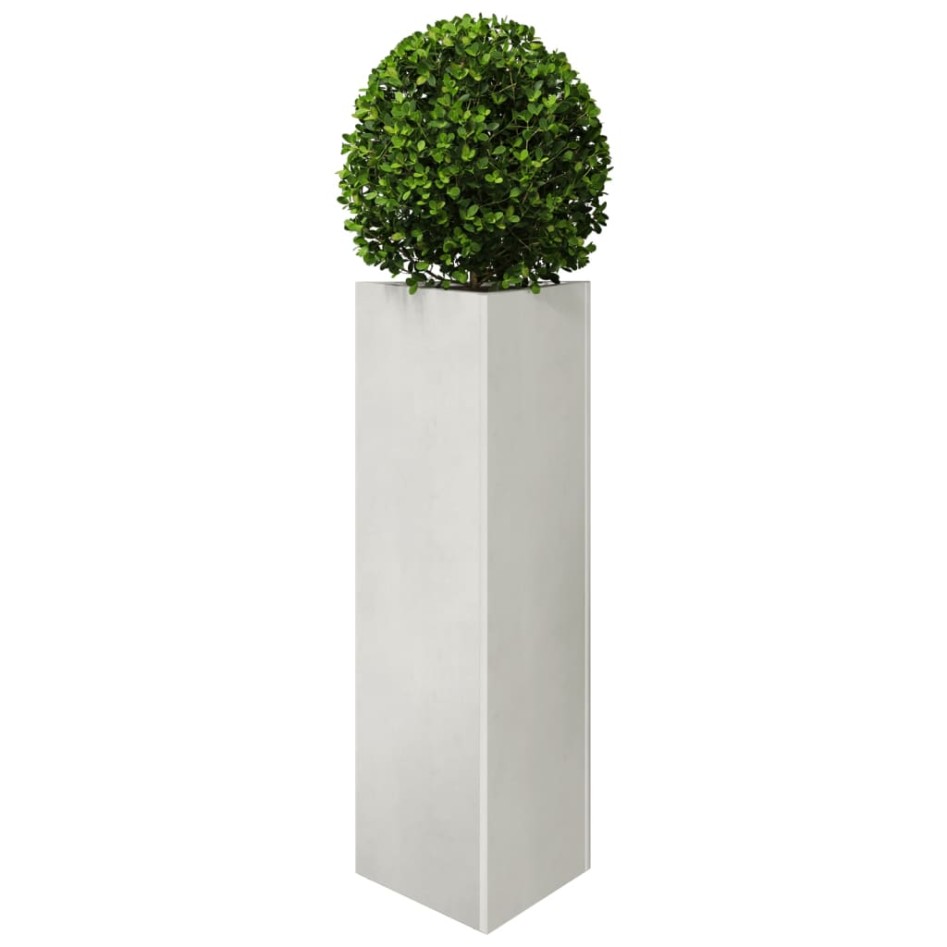 Jardinera trianngular de acero inoxidable 30x26x75
