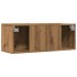Muebles para TV de pared 2 unidades roble artesanal 80x30x30
