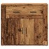 Aparador madera de ingeniería madera envejecida 80x33x70