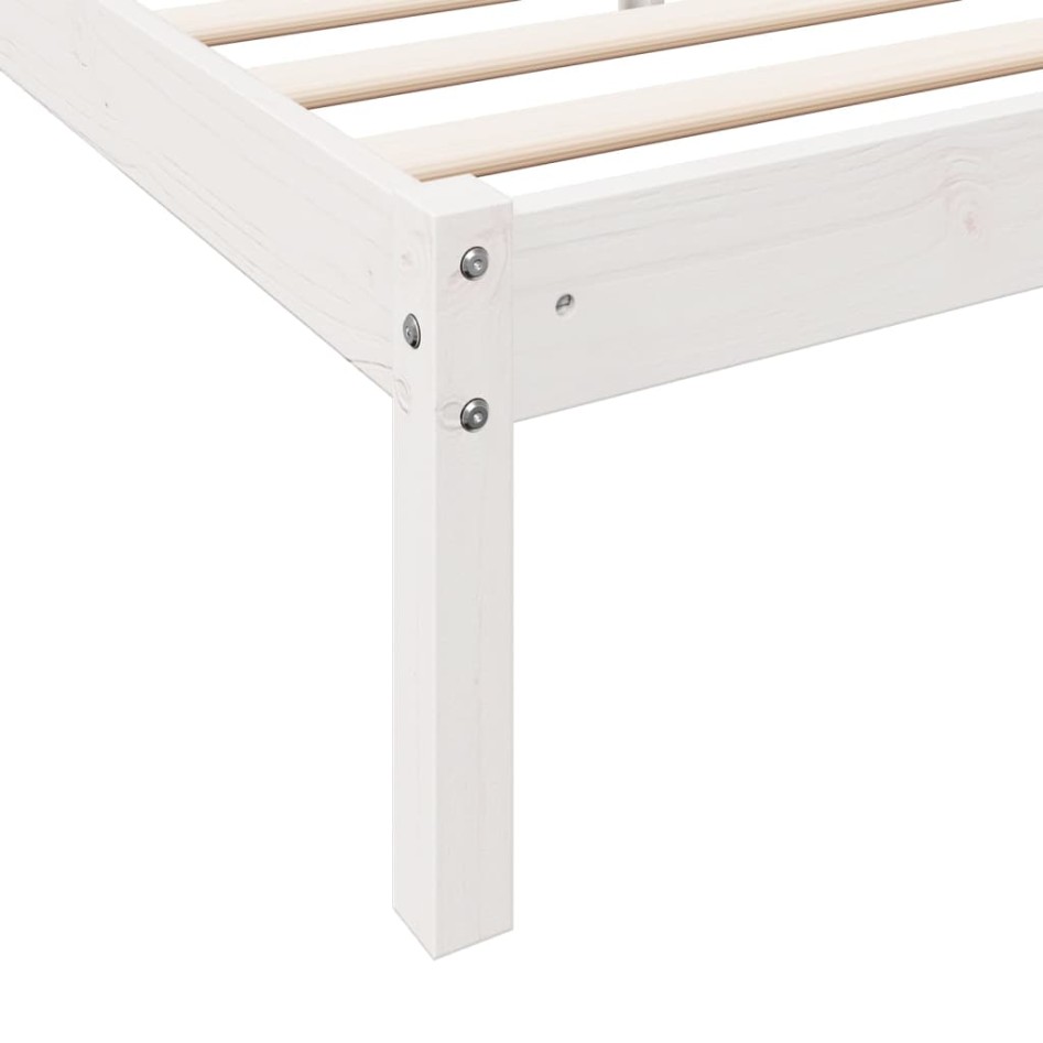 Cama extralarga sin colchón madera maciza de pino 80x220