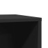 Mueble arenero de gatos madera ingeniería negro 60x40x40