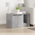 Mueble arenero para gatos madera gris hormigón 60x40x40