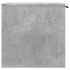 Mueble arenero para gatos madera gris hormigón 60x40x40