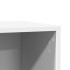 Mueble arenero para gatos madera ingeniería blanco 80x50x45