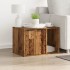 Mueble arenero para gatos madera envejecida 60x40x40