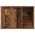 Mueble arenero para gatos madera envejecida 60x40x40