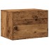 Mueble arenero para gatos madera envejecida 60x40x40