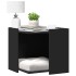 Mueble arenero para gatos madera ingeniería negro 53x53x51