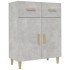 Aparador de madera contrachapada gris hormigón 69,5x34x89