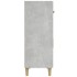 Aparador de madera contrachapada gris hormigón 69,5x34x89