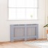 Cubierta para radiador MDF gris antracita 152x19x81,5