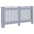 Cubierta para radiador MDF gris antracita 152x19x81,5