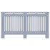 Cubierta para radiador MDF gris antracita 152x19x81,5