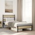 Estructura de cama sin colchón madera roble Sonoma 90x200