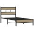 Estructura de cama sin colchón madera roble Sonoma 90x200
