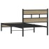 Estructura de cama sin colchón madera roble Sonoma 90x200