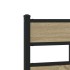 Estructura de cama sin colchón madera roble Sonoma 90x200