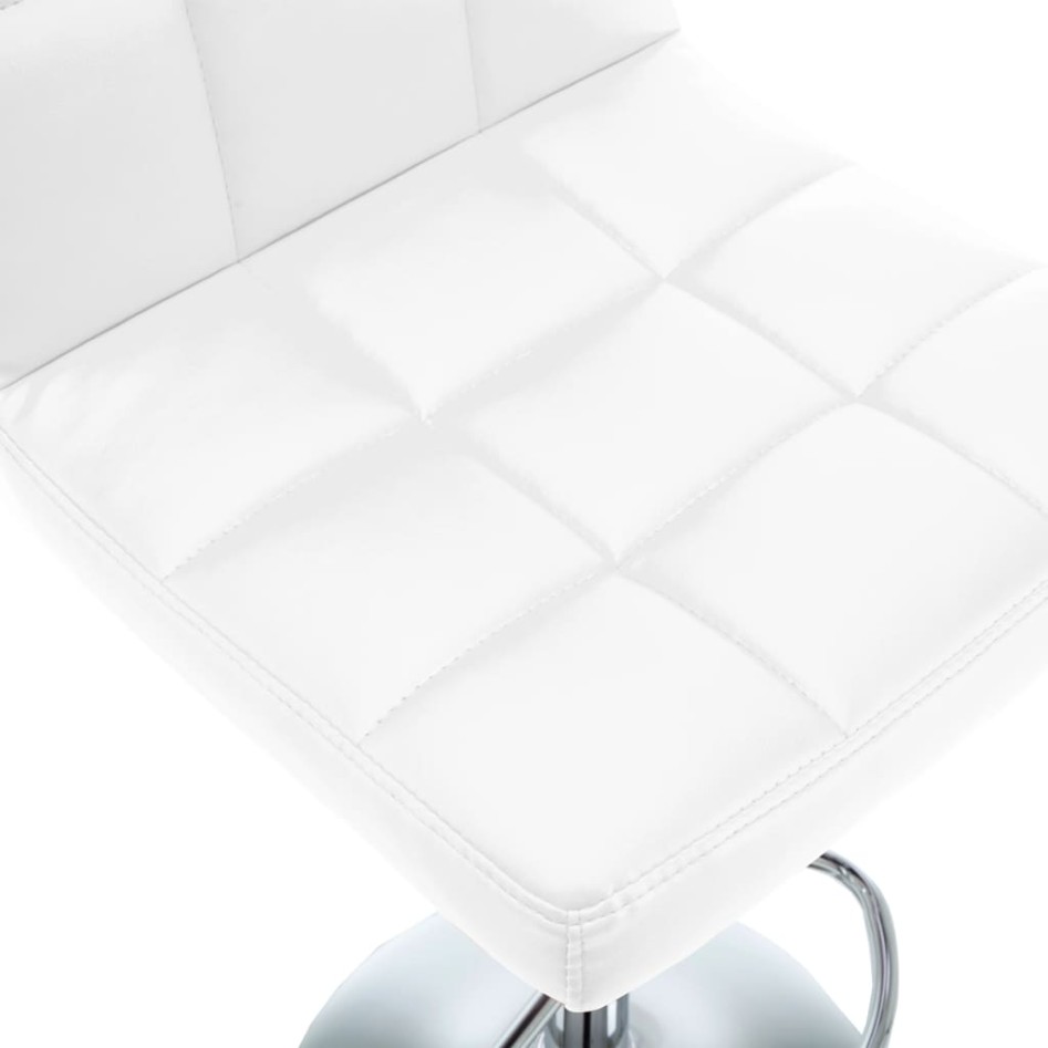 Taburetes de cocina 2 unidades cuero sintético