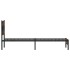 Estructura de cama sin colchón madera marrón roble 90x190