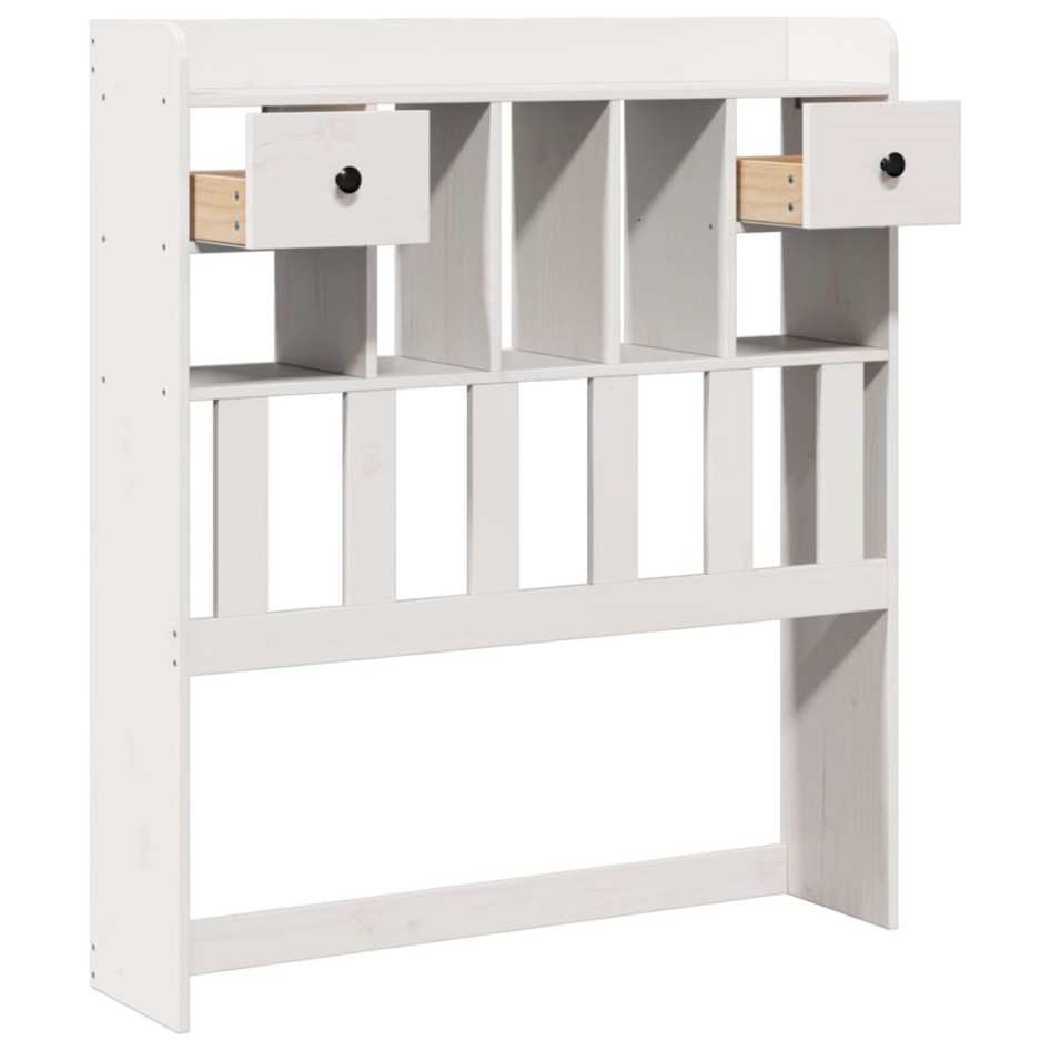 Cabecero de cama almacenaje madera maciza pino blanco 100
