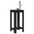 Mesa alta de bar madera de ingeniería negra 51x50x103,5