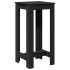 Mesa alta de bar madera de ingeniería negra 51x50x103,5