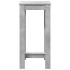 Mesa alta de bar madera ingeniería gris hormigón 51x50x103,5