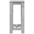 Mesa alta de bar madera ingeniería gris hormigón 51x50x103,5