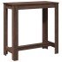 Mesa alta de bar madera ingeniería marrón roble 102x50x103,5