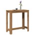Mesa alta bar madera ingeniería roble artisian 102x50x103,5