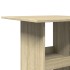 Mesa alta bar con almacenaje madera roble Sonoma 60x60x102