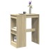 Mesa alta con estantes madera roble Sonoma 90x47,5x103,5