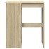 Mesa alta con estantes madera roble Sonoma 90x47,5x103,5
