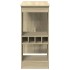 Mesa alta con estantes madera roble Sonoma 90x47,5x103,5