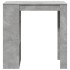 Mesa alta bar con estantes madera gris hormigón