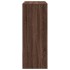 Mesa alta bar con estantes marrón roble 90x40x103,5