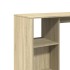 Mesa bar con estante madera roble Sonoma 124x46x103,5