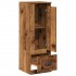 Aparador madera de ingeniería roble artisian 36x35,5x103,5