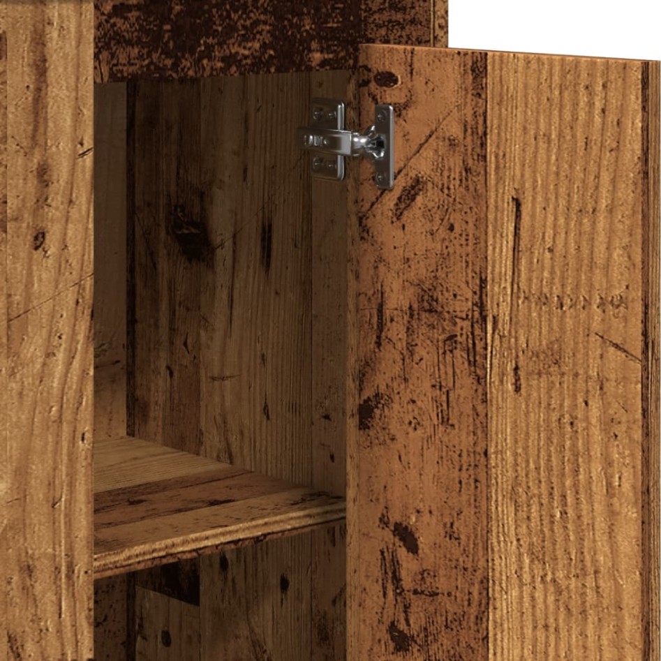 Aparador madera de ingeniería roble artisian 36x35,5x103,5