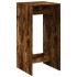 Mesa alta de bar madera ingeniería roble ahumado 51x50x103,5