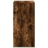 Mesa alta de bar madera ingeniería roble ahumado 51x50x103,5
