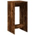 Mesa alta de bar madera ingeniería roble ahumado 51x50x103,5