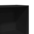 Estantería de madera de ingeniería negra 40x30x152